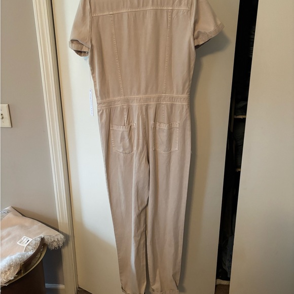 Women's Beige Jumpsuit - Picture 3 of 4